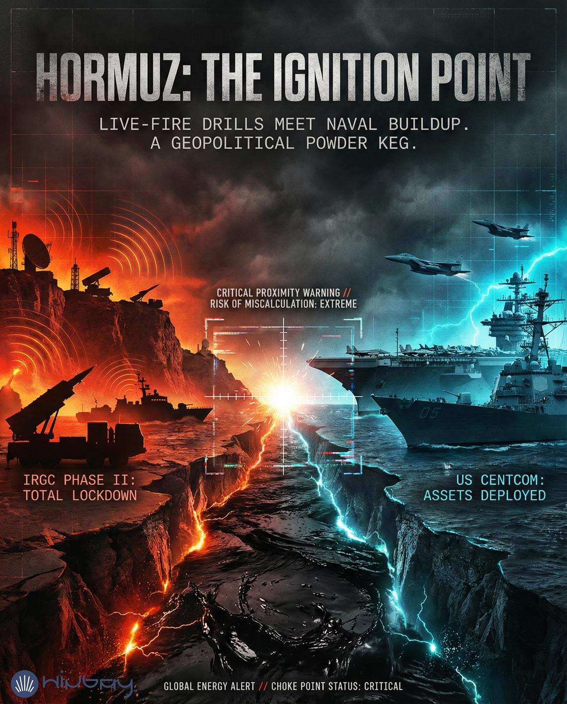 Tensions Spike in Strait of Hormuz: Iran Announces Live-Fire Drills Amidst US Naval Buildup